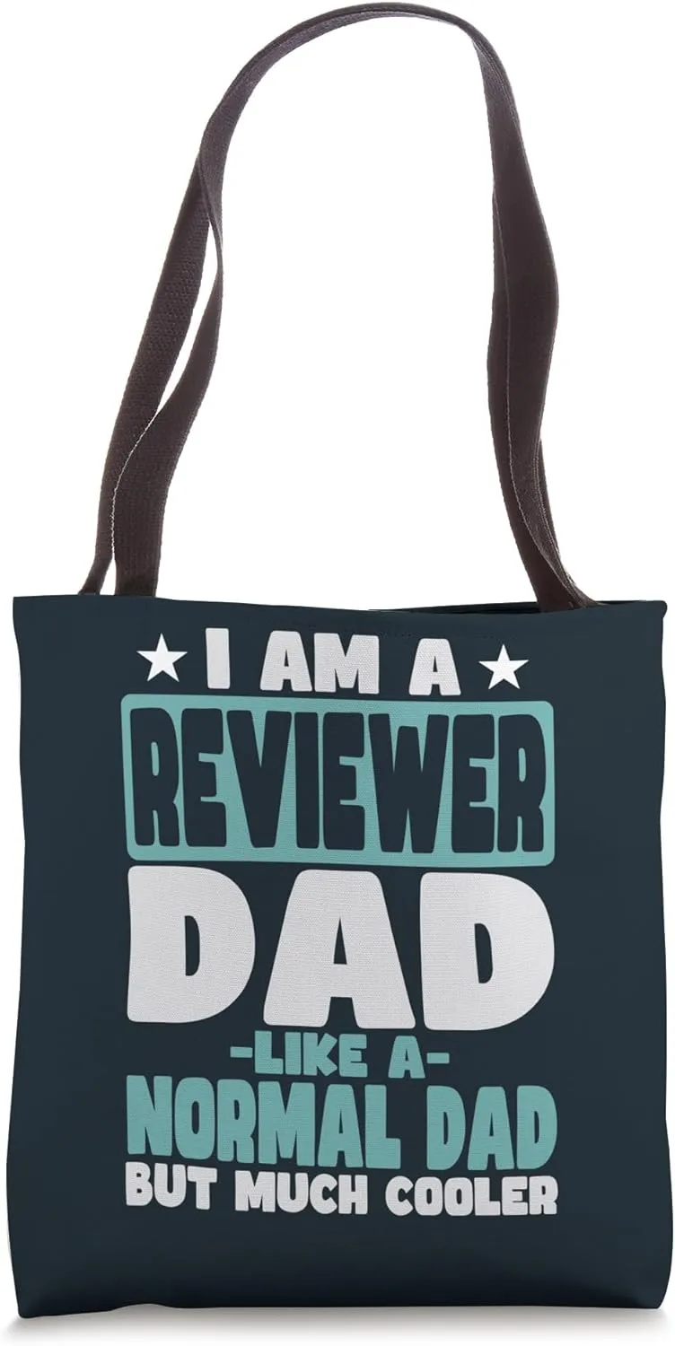 Reviewer Dad Cooler Than Normal Tote Bag
