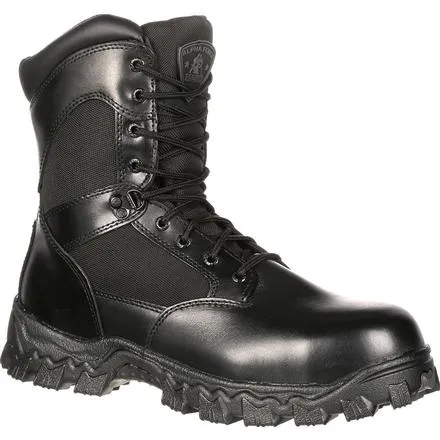 ROCKY AlfaForce Zipper Waterproof Duty Boot