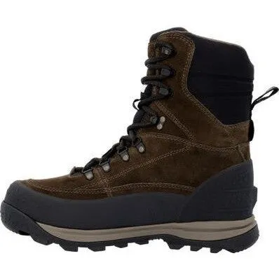 Rocky Men's Blizzard Stalker Soft Toe Waterproof 1400G Insulated Boot - Brown - RKS0590