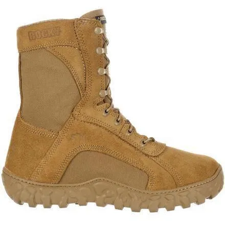Rocky Men's S2V Gore-Tex Waterproof Insulated Military Boot - Brown- RKC055