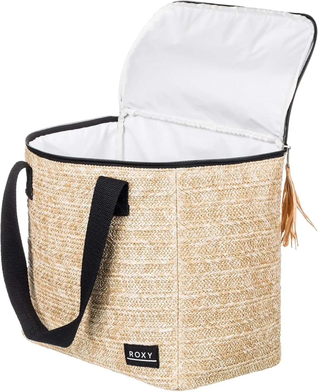 Roxy Little Horizon Cooler Bag | Reusable | Can Carry | Picnic | Work | Travel | Beach | Vacation | Camping | Large Capacity | Natural