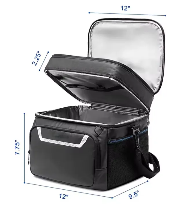 Royaleva Cooler Bag Insulated Beach Cooler Lunch Bag 24 Can