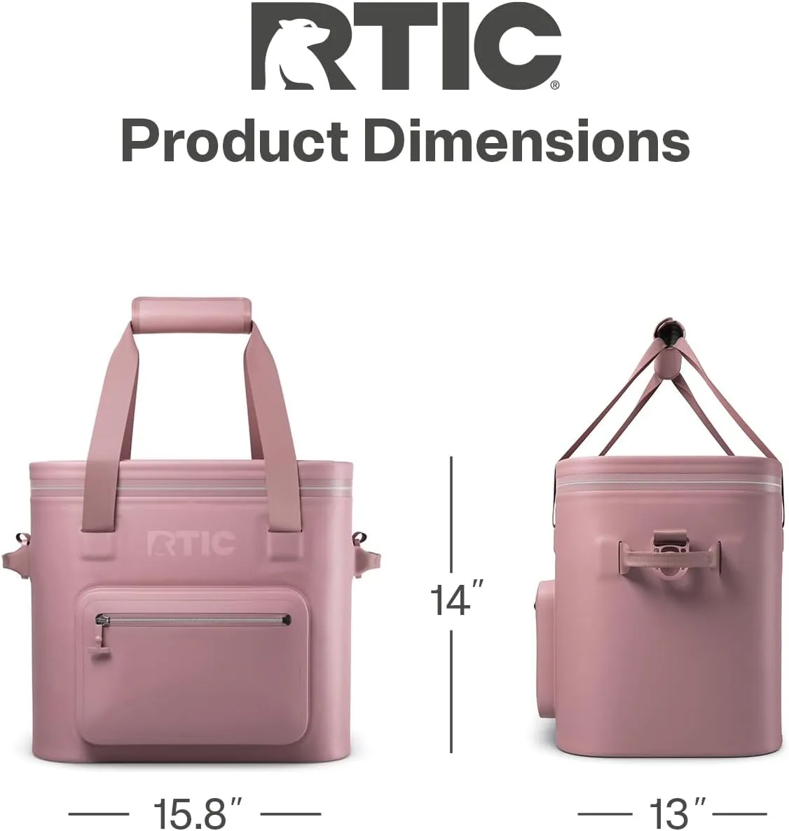 RTIC 30 Can Ultra-Tough Soft Cooler Pro, Insulated, Waterproof, Leak Proof, Portable Floating Bag for Beverage, Drink, Lunch, Outdoor, Beach, Car,Camping, Picnic, Fishing, Boat