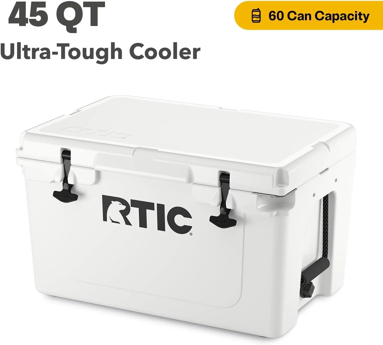 RTIC Ultra-Tough Cooler Hard Insulated Portable Ice Chest Box for Beach, Drink, Beverage, Camping, Picnic, Fishing, Boat, Barbecue