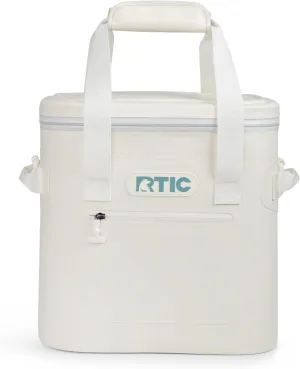 RTIC Ultra-Tough Soft Cooler 20 Can, Insulated Bag Portable Ice Chest Box for Lunch, Beach, Drink, Beverage, Travel, Camping, Picnic, Car, Trips, Floating Cooler Leak-Proof with Zipper