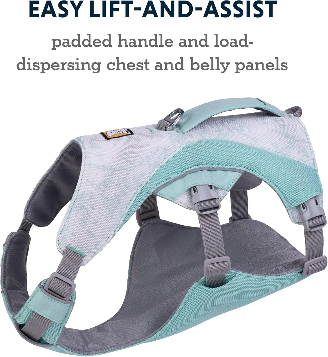 Ruffwear, Swamp Cooler Dog Harness, Lightweight with Evaporative Cooling for Hot Weather, Sage Green, Small