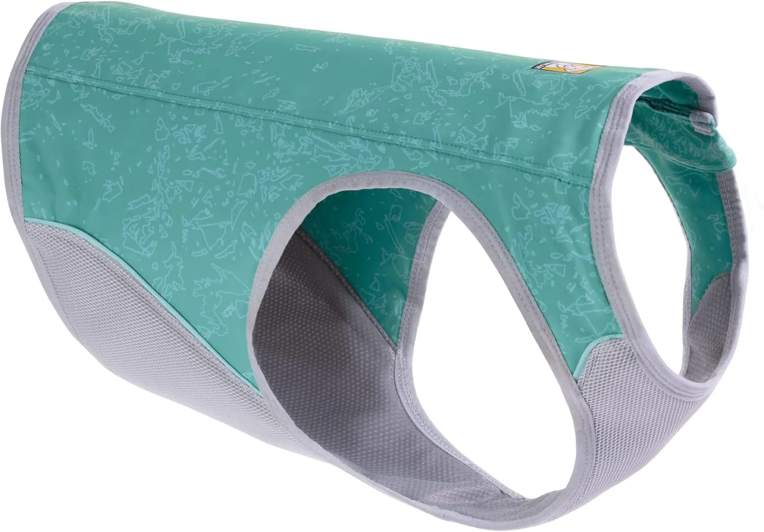 Ruffwear, Swamp Cooler Zip Dog Vest, Evaporative Cooling for Hot Weather, Aurora Teal, Medium