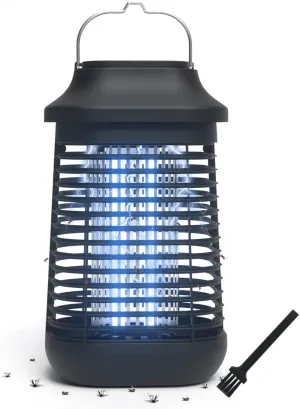 Rynx | Bug Zapper Outdoor/Indoor, 4200V High Performance Waterproof Electronic Mosquito Killer, 15W UVA Mosquito Lamp Bulb, Fly Traps Patio Insect Killer, Catcher Killer for Home, Kitchen, Backyard, Camping