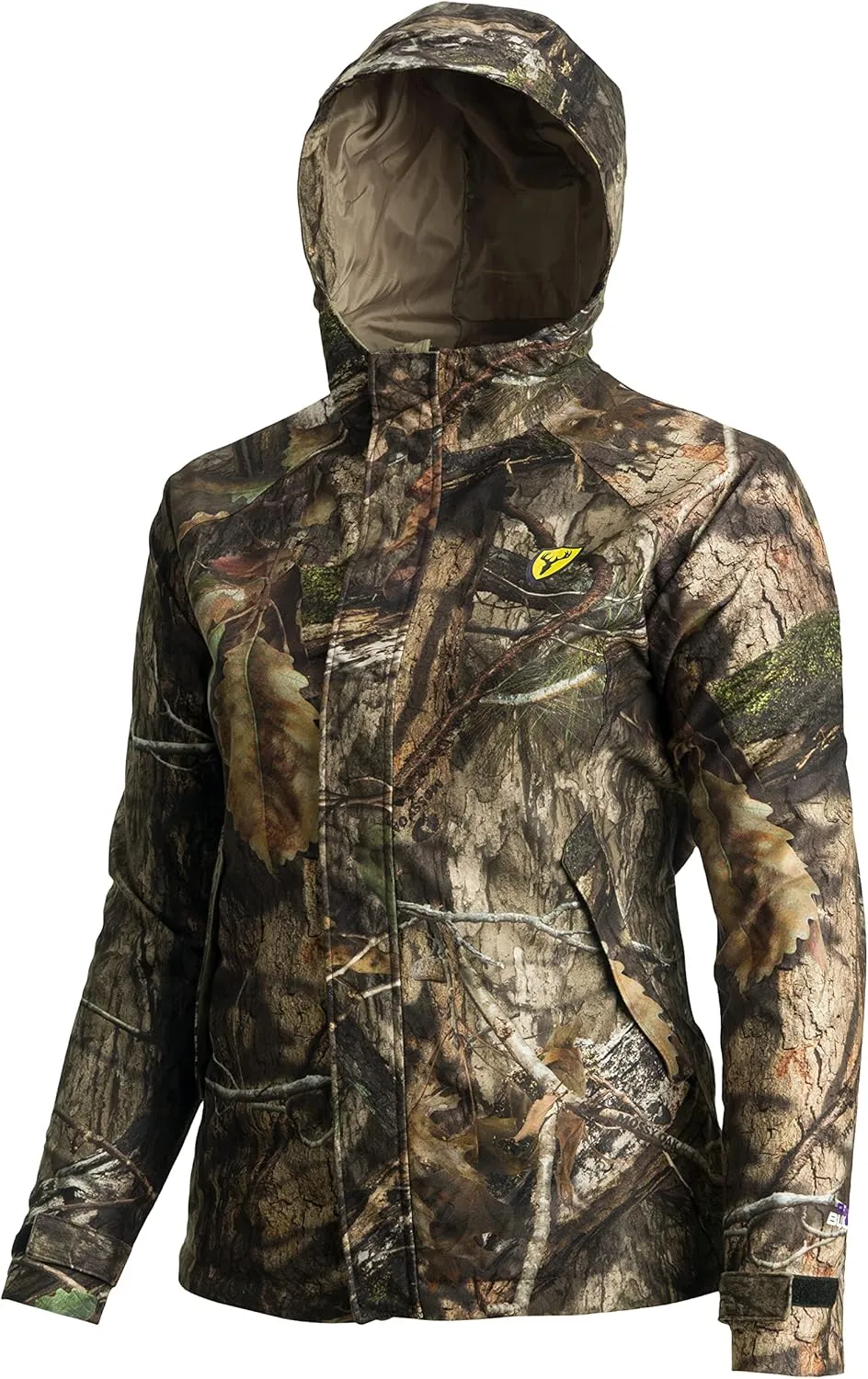 SCENTBLOCKER Blocker Outdoors Sola Drencher Women's Lightweight Breathable Waterproof Hooded Camo Hunting Jacket
