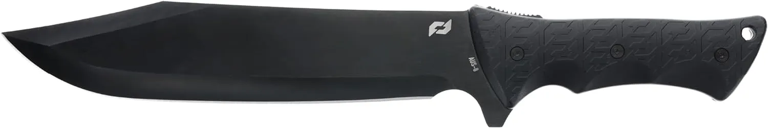 Schrade Delta Class Leroy Fixed Blade with High Carbon Stainless Steel Bowie Blade for Outdoor Activities