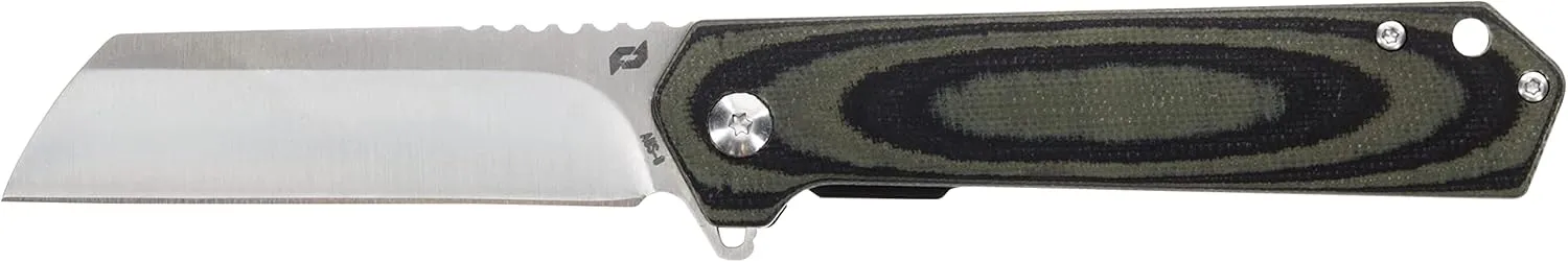 Schrade Lateral Folder with AUS-10 Steel Blade, Frame Lock Design, and G-10 Handles for Everday Carry, EDC
