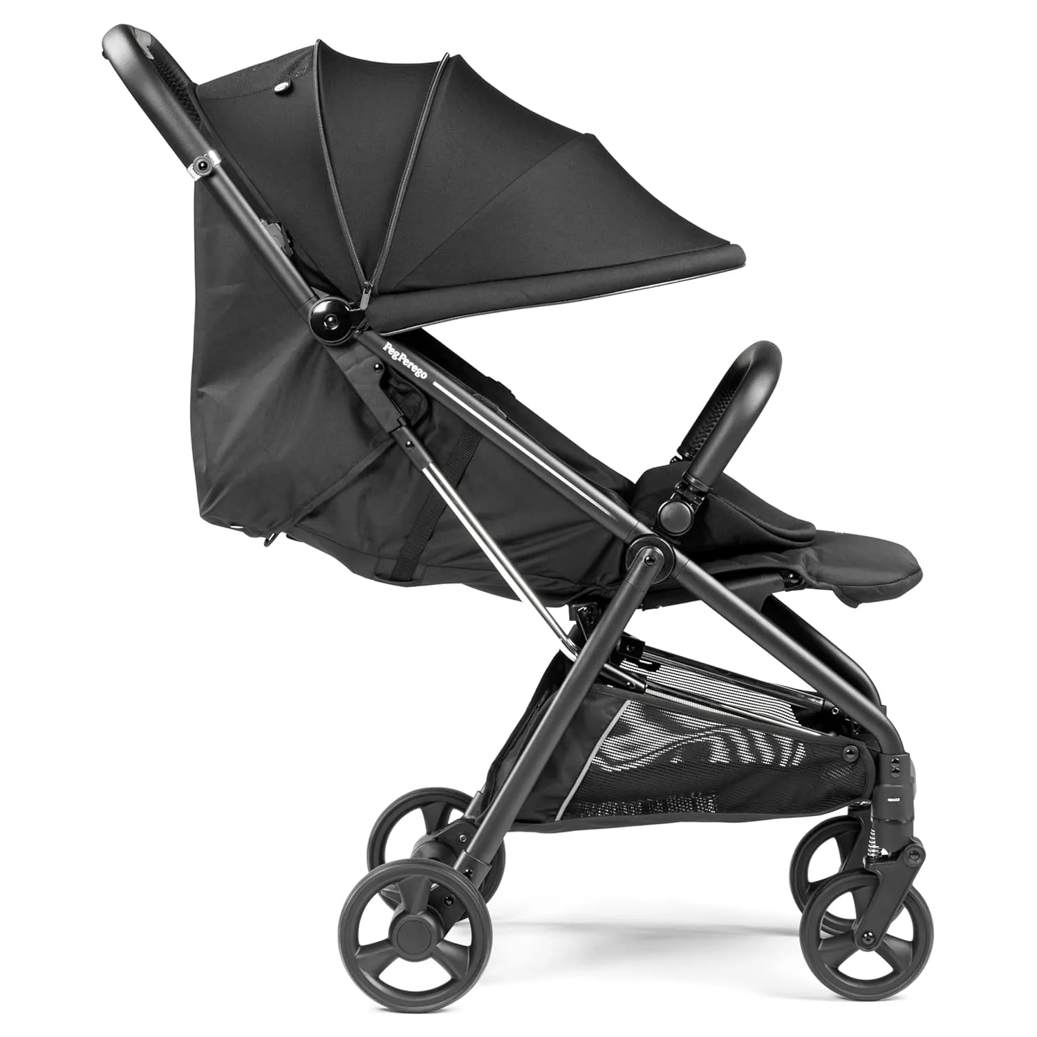 Selfie Plus Lightweight and Compact Stroller- True Black (Black)