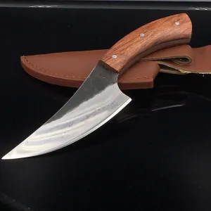 sharp High-carbon steel Hand made fixed hunting knife