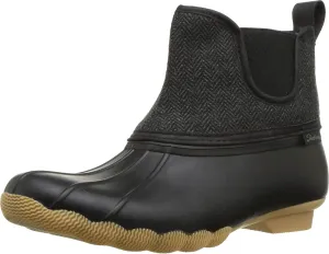 Skechers Women's Pond Mid Herringbone Chelsea Duck Boot with Waterproof Outsole