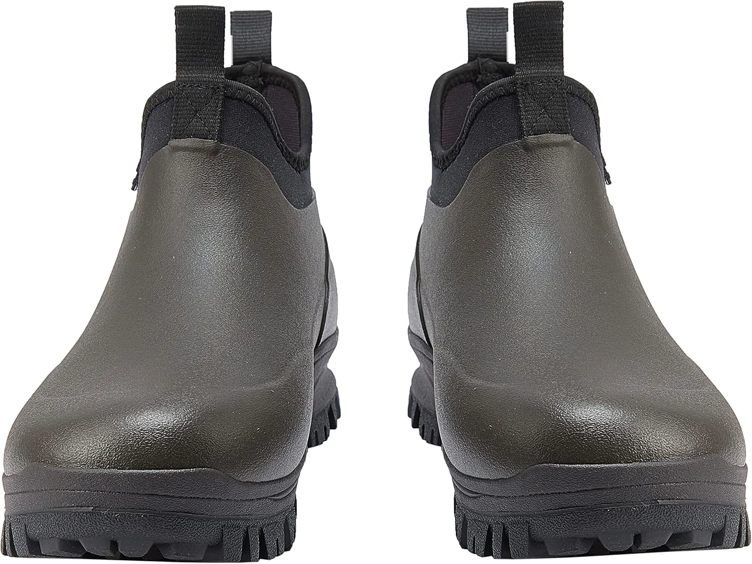 Sludgy 6" 4mm Black | Insulated Waterproof Rubber Ankle Waterproof Shoes for Rain and Mud, Fishing, Hunting