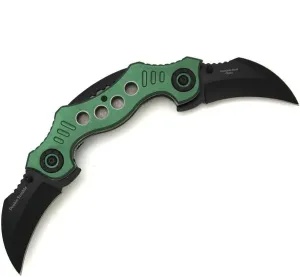 Snake Eye Tactical Double Trouble Karambit Style Assisted Open Folding Pocket Knife Outdoors Hunting Camping Fishing