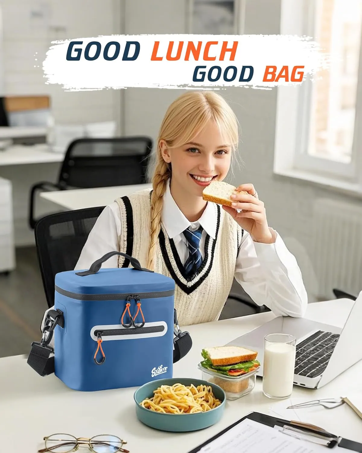Soft-Sided Cooler Bag, 7/16/30 Can Portable Ice Chest Box, Waterproof, Leak-Proof, Insulated Cooler for Lunch, Beach, Drink, Beverage, Travel, Camping, Picnic