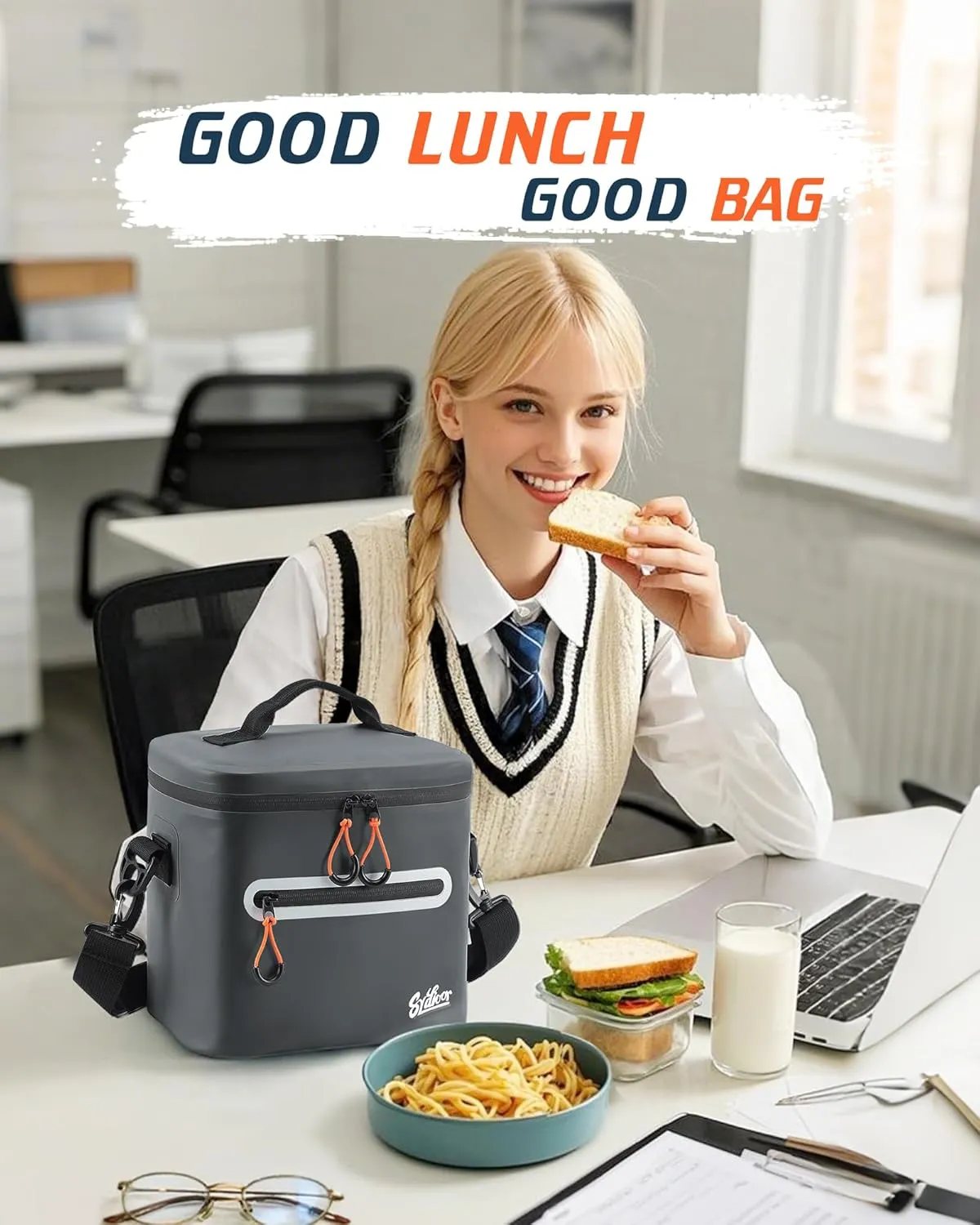 Soft-Sided Cooler Bag, 7/16/30 Can Portable Ice Chest Box, Waterproof, Leak-Proof, Insulated Cooler for Lunch, Beach, Drink, Beverage, Travel, Camping, Picnic