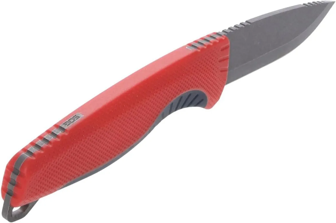 SOG Aegis FX Corrosion-Resistant Outdoor Survival Fixed Blade Knife | CRYO 4116 Krupps Steel | GRN Rubber Handle | UMS Sheath
