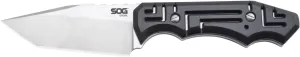 SOG Growl Fixed Fixed Blade JB02K-CP - Satin Polished 3.6" Tanto Blade, GRN Handle, Hard Molded Nylon Sheath