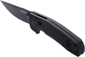 SOG TAC XR Professional Folding Knife | 3.4" D2 Tool Steel Blade & Ultra-Grip G10 Handle | Single-Handed Ambidextrous Use