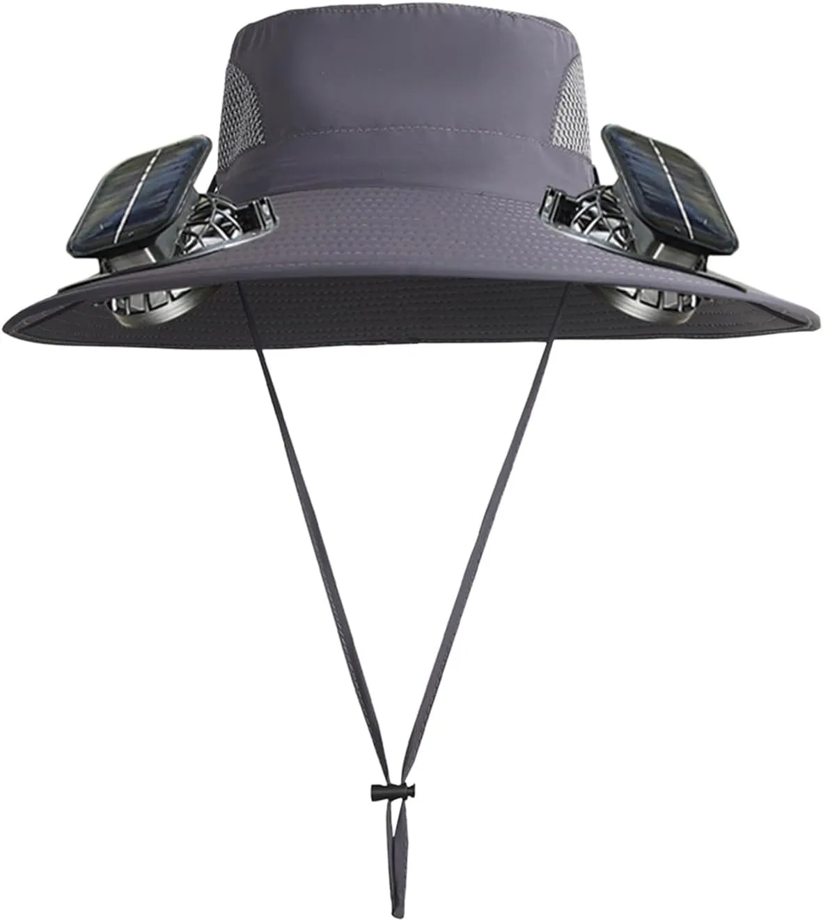 Solar Powered Fan Hat for Men & Women Wide Brim Sun Protection with Built-in Fans UPF 50   Outdoor Fishing & Beach Hats