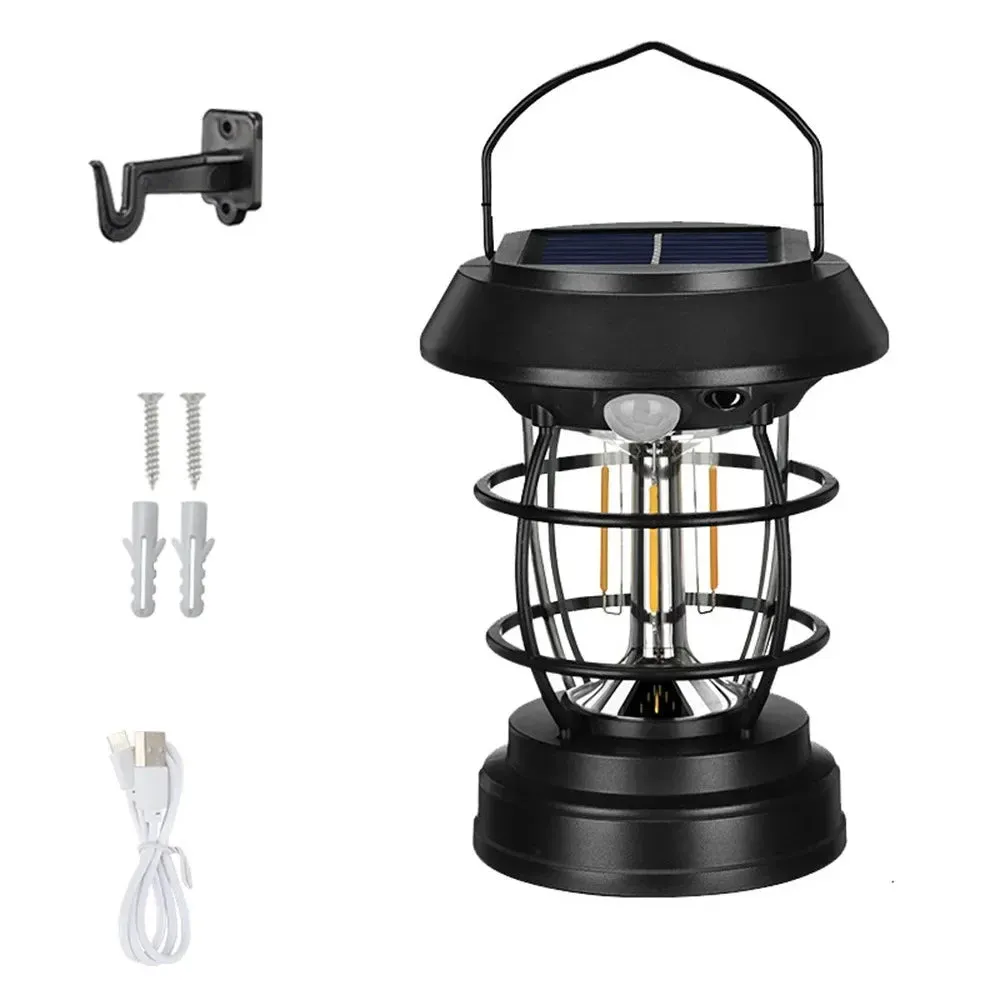 Solar Rechargeable Portable Camping Lantern Light
