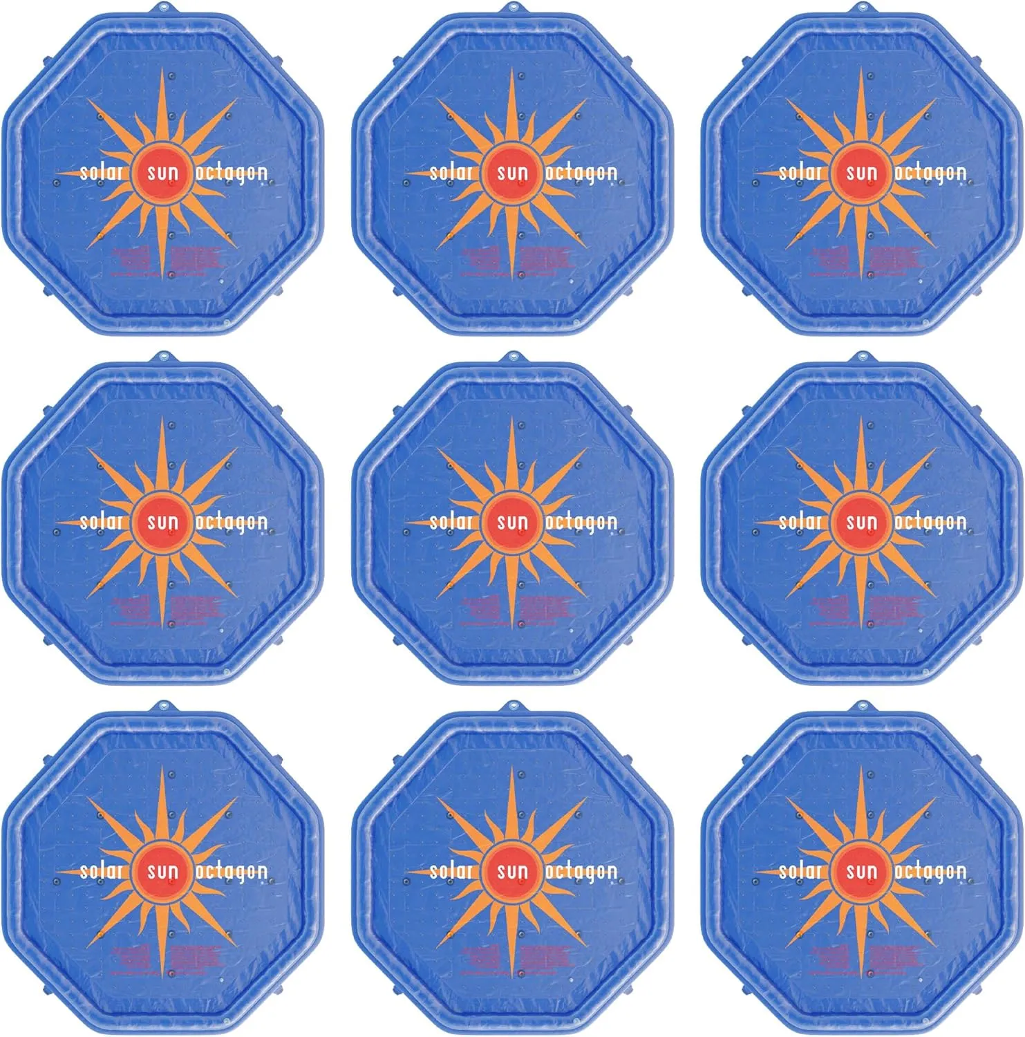 Solar Sun Rings Octagon Sunburst (9 Pack)