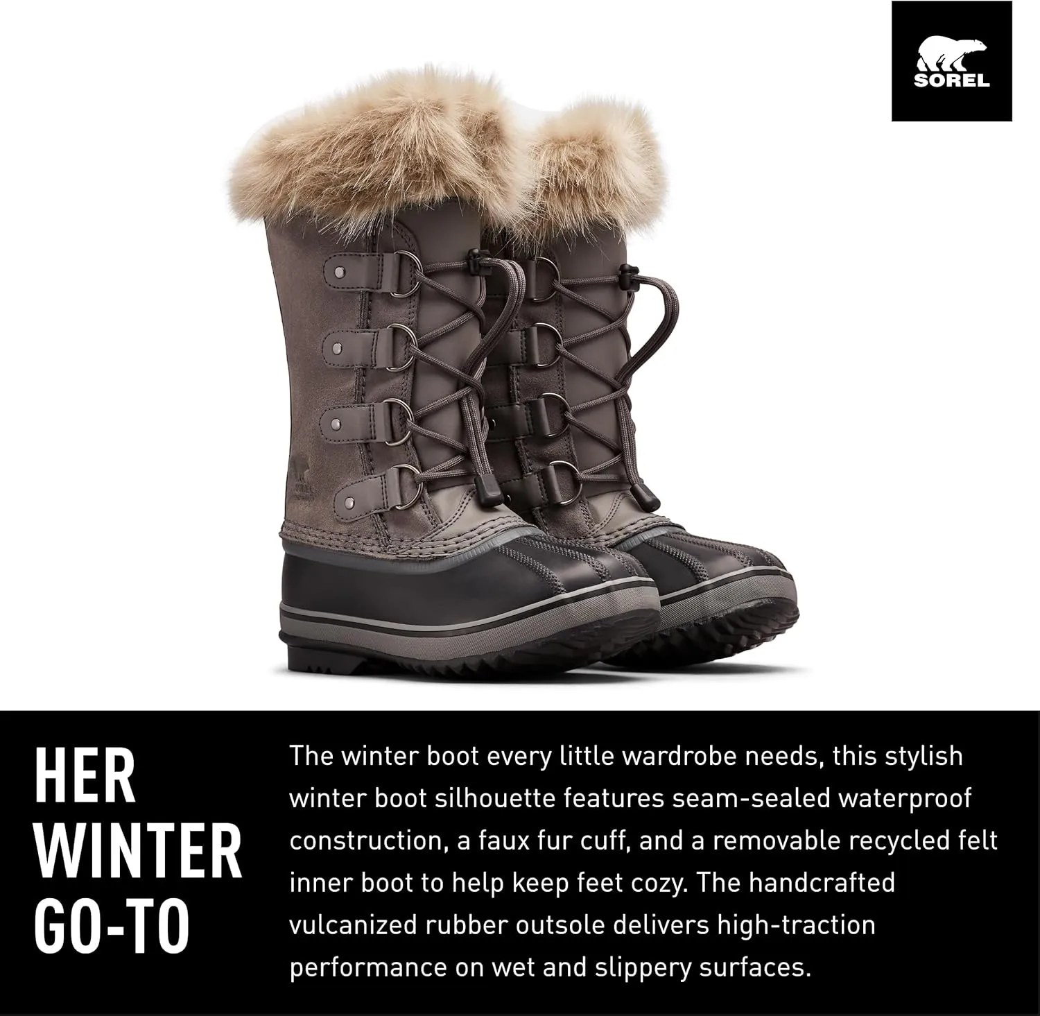 SOREL Children's Joan of Arctic Waterproof Boot