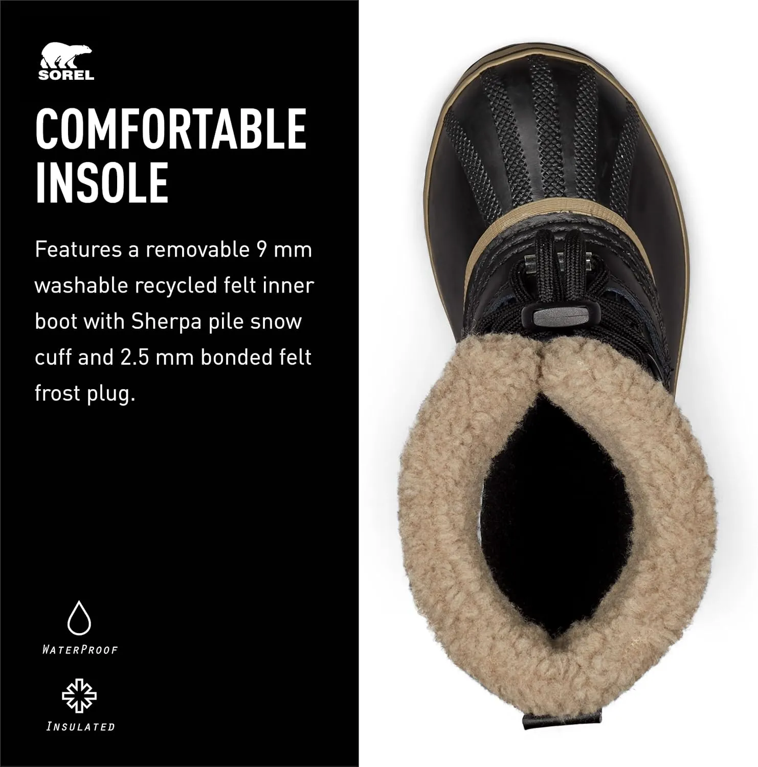 Sorel Unisex-Child Yoot Pac Tp Boot Waterproof