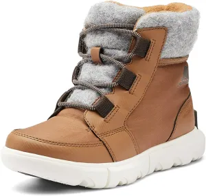 Sorel Women's Winter Boots Snow, Velvet Tan Blackened Brown, 9