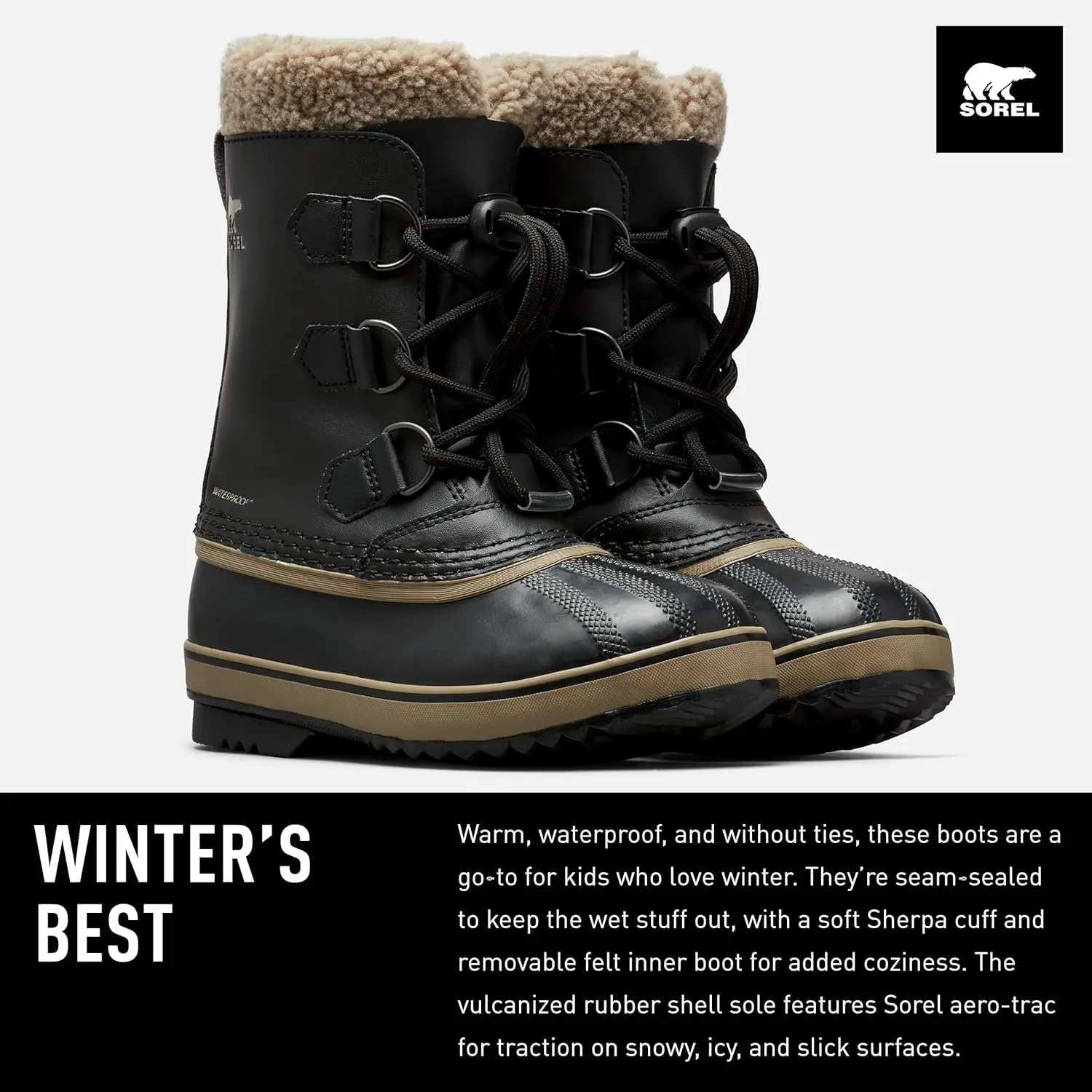 SOREL - Youth Yoot Pac TP Winter Snow Boot for Kids
