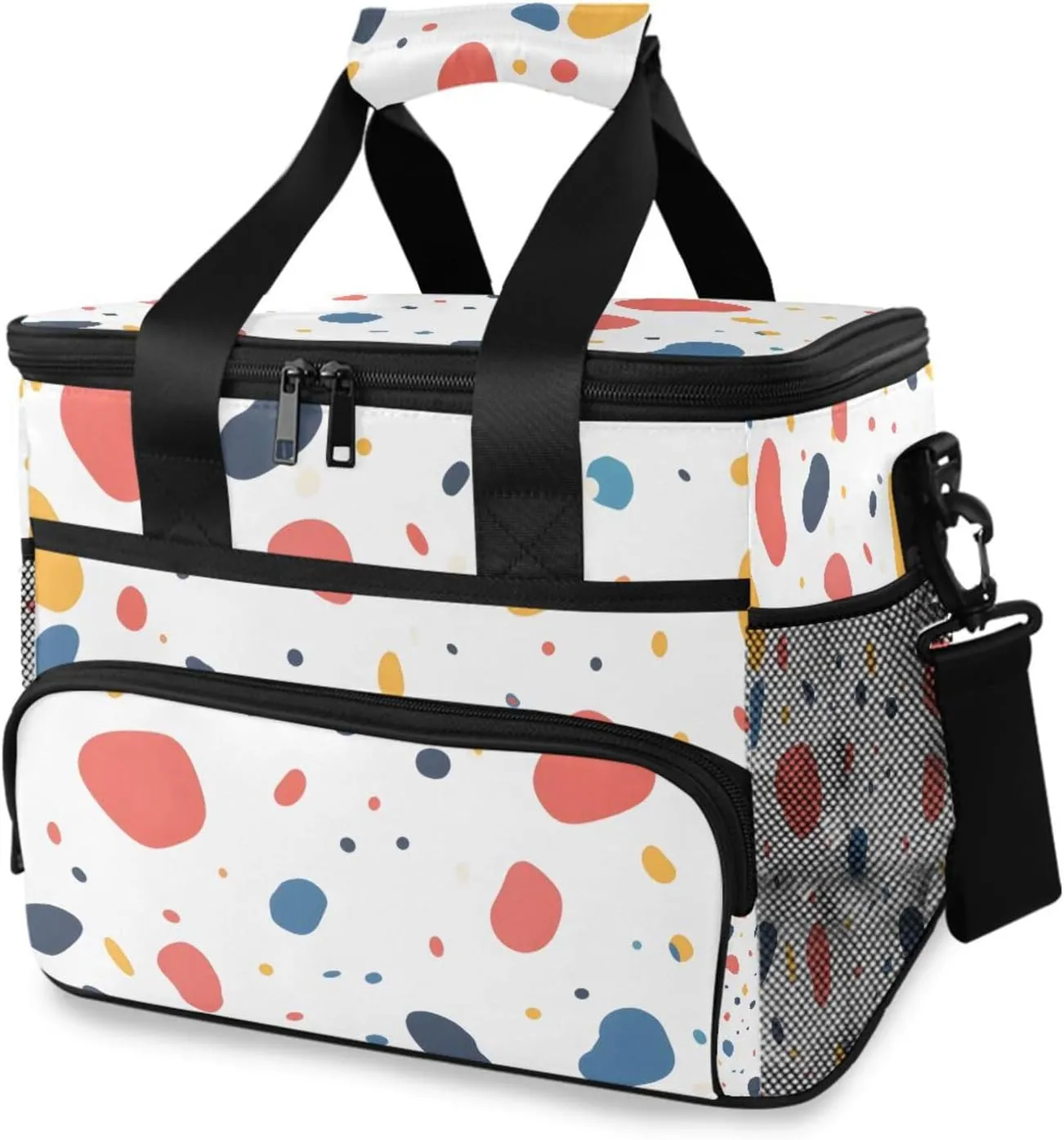 Spot Cooler Bag Insulated Cooler Soft Sided Cooler 24 Can Portable Picnic Bag Large Leakproof Lunch Bag Box for Beach Grocery Camping Travel Car Men Women
