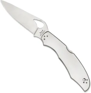 Spyderco Byrd Cara Cara 2 Knife with 3.75" Steel Blade and Durable Stainless Steel Handle - PlainEdge - BY03P2