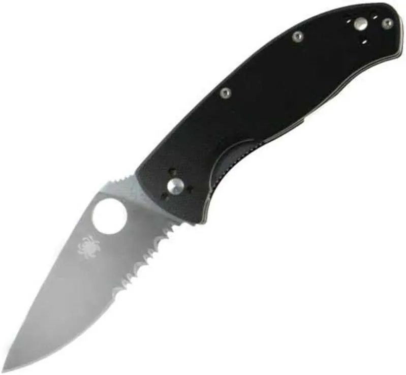 Spyderco C122GPS Tenacious Folding Knife G-10 Handle