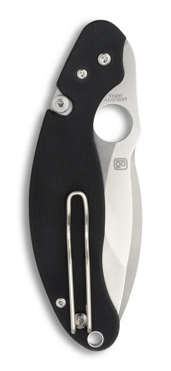 Spyderco Parata Stop Lock Plain Black G-10 C231GP Folding Pocket Knife