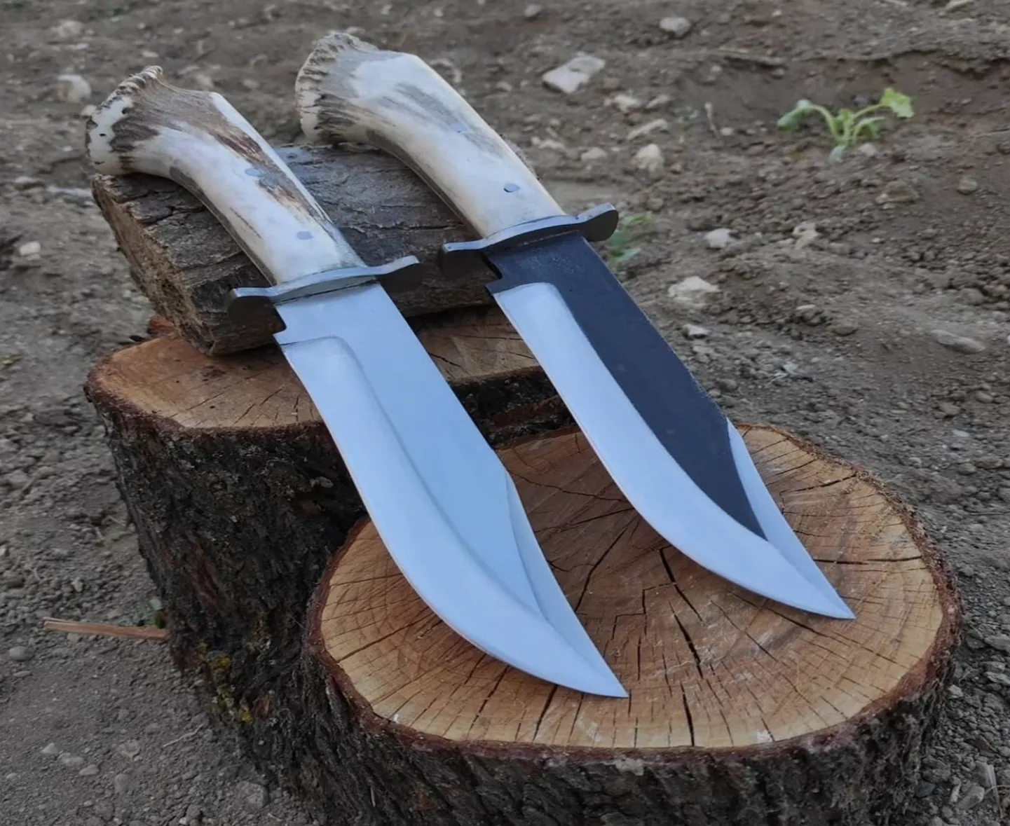 Stag Antler Bowie Knife