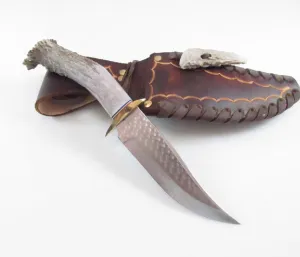 Stag Antler Hunting Knife