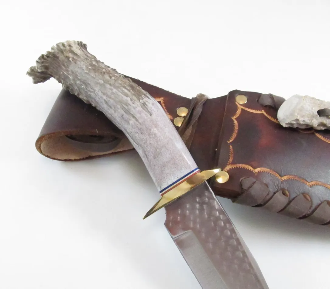 Stag Antler Hunting Knife