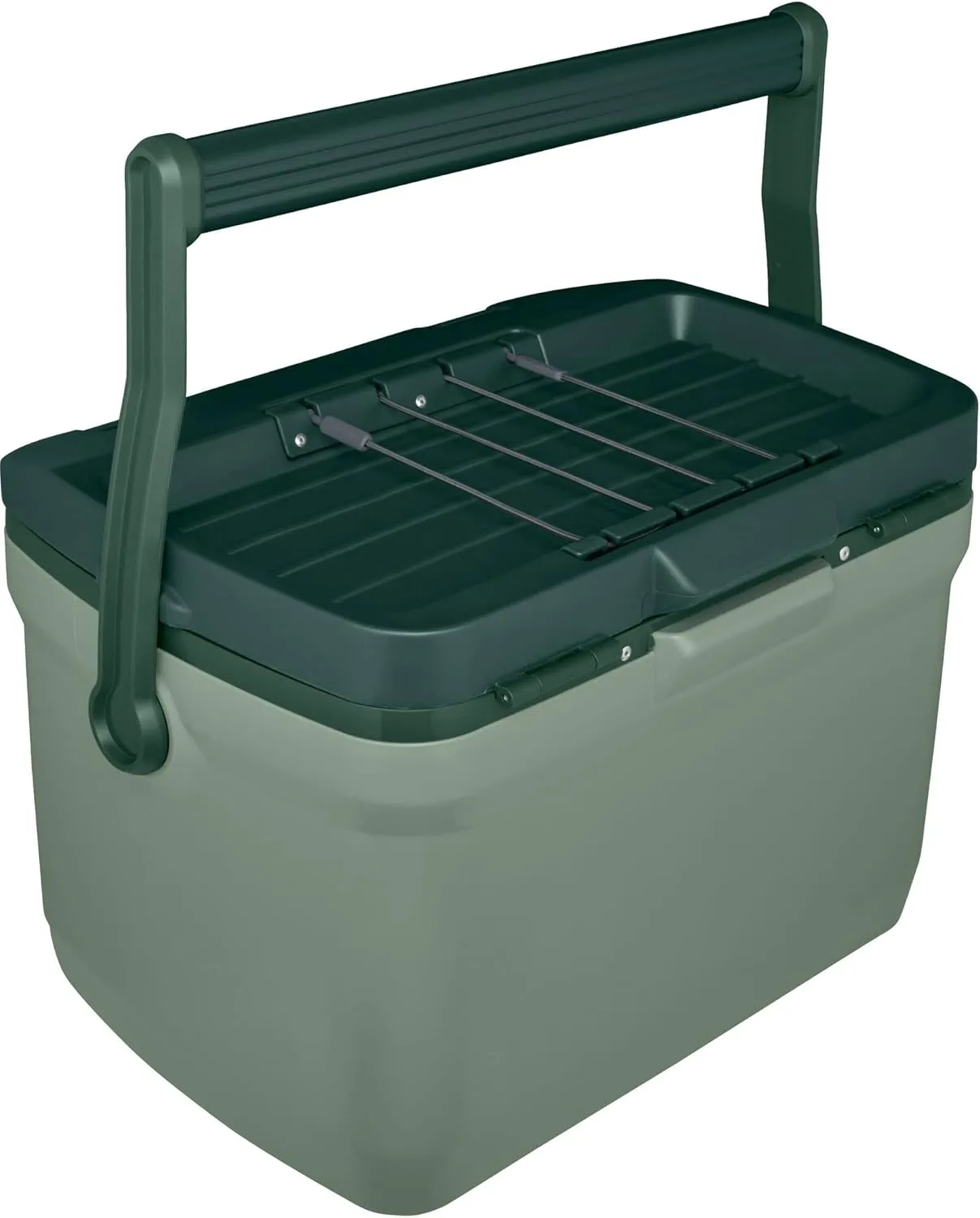 Stanley Adventure Outdoor Cooler 16 qt | Heavy Duty Outdoor Camping Cooler with Easy Carry Top Handle | 36 Hour Cooling Ice Chest for 21 Cans| BPA-Free | Stanley Green
