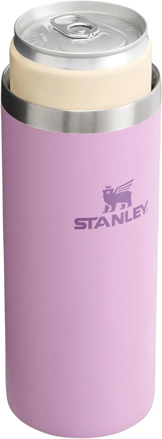 Stanley Everyday Can Cooler Cup 10 oz Slim | Beer, Seltzers, Soda, and Energy Drinks | Doubles as Tumbler | Insulated Stainless Steel Drink Holder | BPA-Free | Lilac