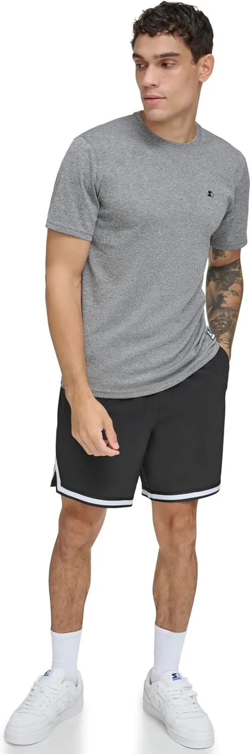 Starter Men's Quick Dry Short Sleeve Lightweight UPF Active Top