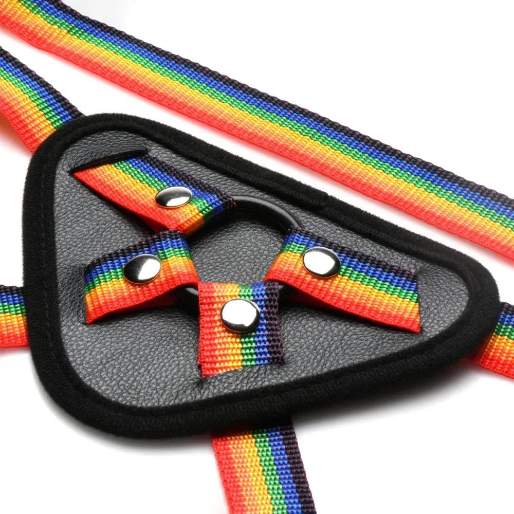 Strap U Ride the Rainbow Adjustable Strap On Harness