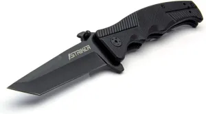 Striker Quick-Draw Tactical Folding Pocket Knife - 3.5 in. Tanto Tip Blade
