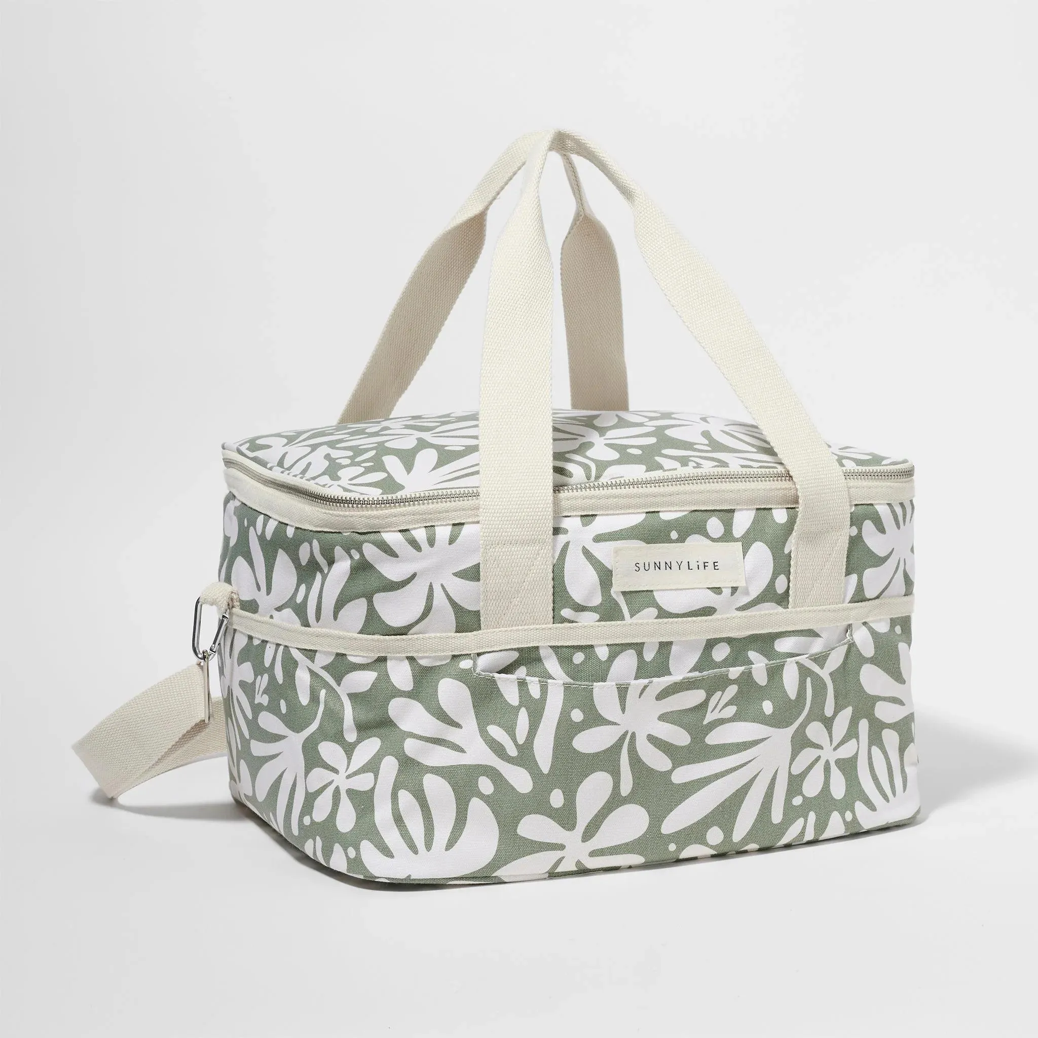 Sunnylife | Canvas Cooler Bag | The Vacay Olive