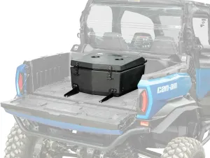 SuperATV Water Resistant Rear Insulated Cooler/Cargo Box for 2021 Can-Am Commander 1000 | Sealed Lid Keeps Ice In and Mud Out | Built-in Threaded Drain Plug | Heavy-duty Latches