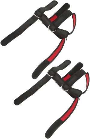 SUPVOX 2Pcs Adjustable Neck Muscle Training Harness with Padded Strap Head Weight Lifting Equipment for Strength Training and Muscle Development for Gym Workouts
