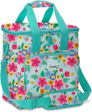 Swig Life Triple Insulated Cooler Bag with Zipper, Large Travel Cooler Bag Holds 16-24 Cans, or 6 Wine Bottles, Insulated