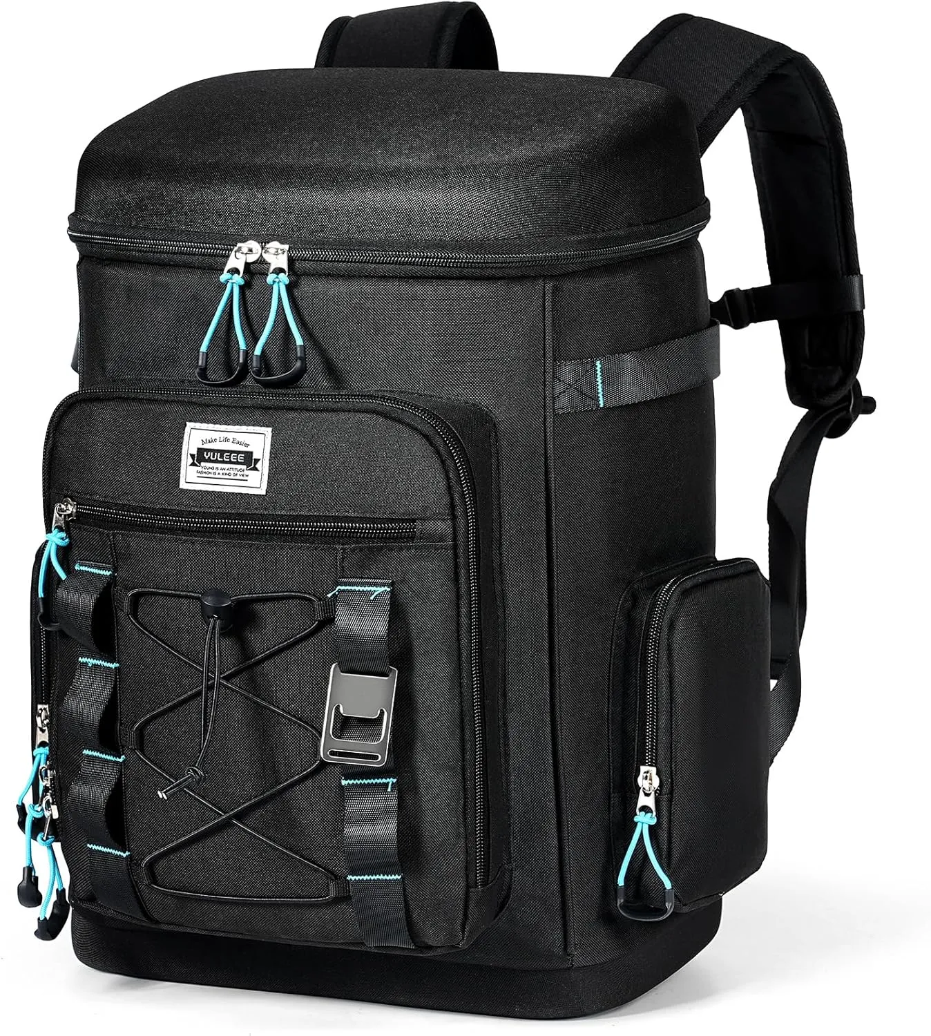 Tactical Cooler Backpack - 30 Can Insulated Waterproof EVA Ice Bag, Leakproof Lightweight Portable Cooler for Camping, Beach, Travel, Picnic, Hiking