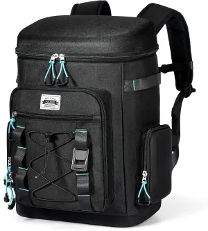 Tactical Cooler Backpack - 30 Can Insulated Waterproof EVA Ice Bag, Leakproof Lightweight Portable Cooler for Camping, Beach, Travel, Picnic, Hiking